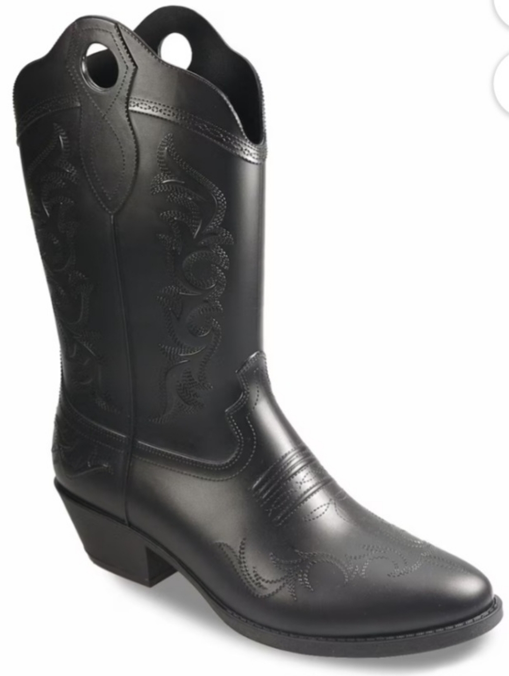 7 8 10 Womens No Boundaries Cowgirl Rain Mud Boots Black